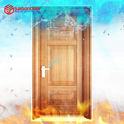 Cửa thép vân gỗ SaiGonDoor
